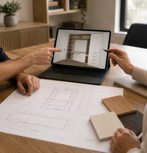 3D cabinetry design preview before production begins